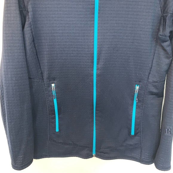 Patagonia R Series Full Zip Blue Grid Fleece Jacket M - Picture 6 of 7